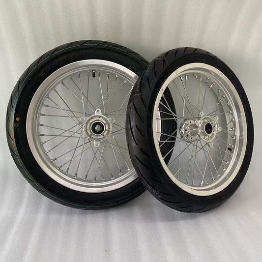 Surron Ultra Bee Supermoto Wheelset(with chrome rims)
